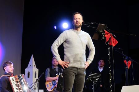 Občinstvo je pozdravil tudi župan dr. Gregor Kovačič s